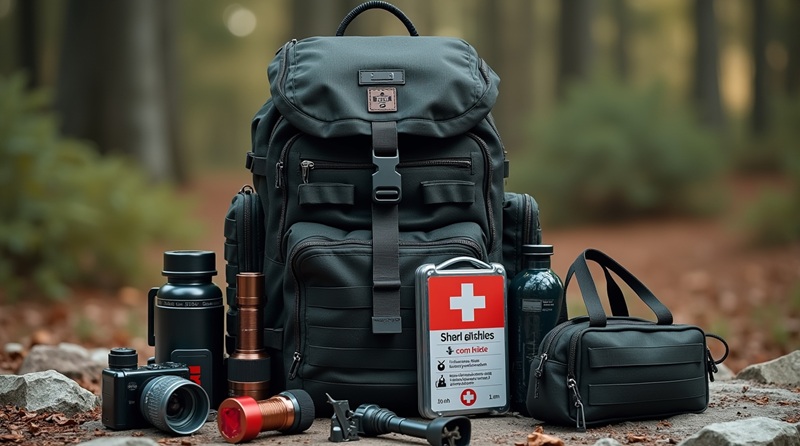Sac avec kit de survie haut de gamme